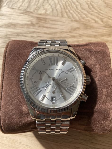 michael kors ur sølv